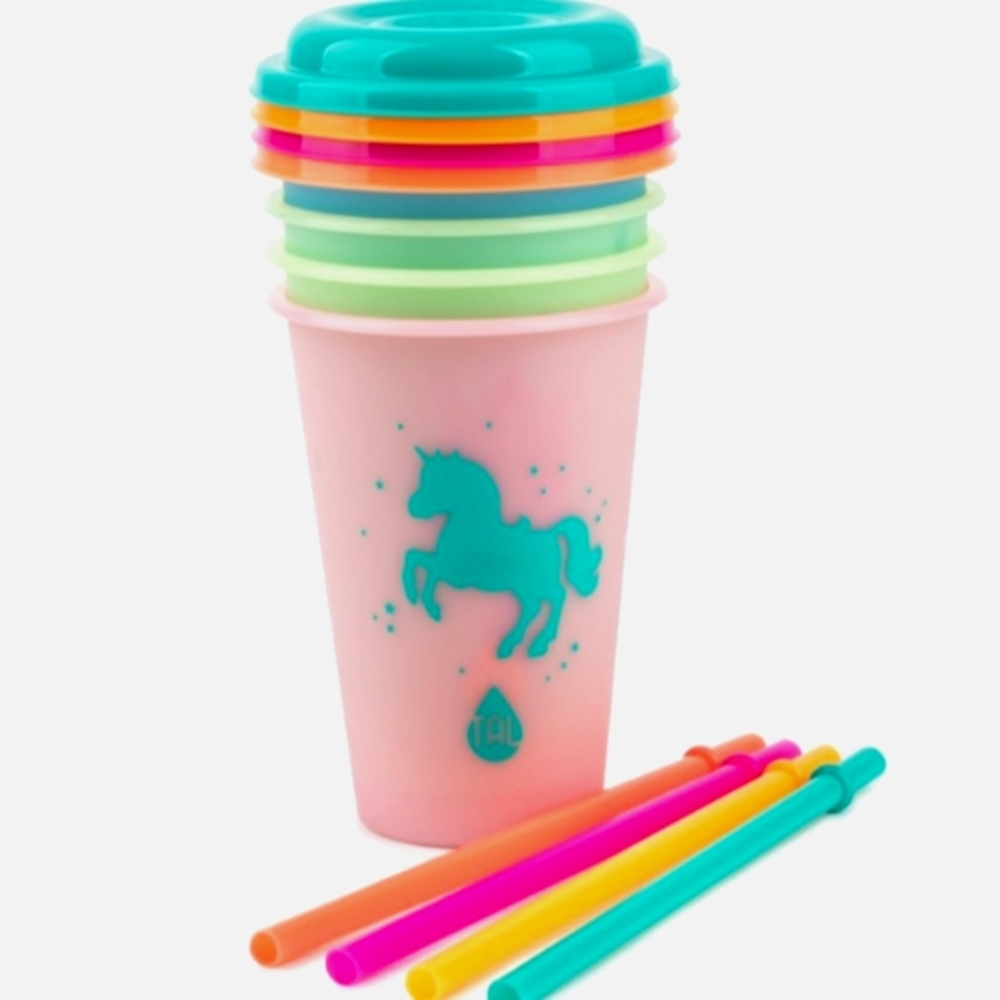 NWT TAL 4-Pack Reusable Color-Change Cups